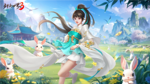 《剑侠世界3》新荷初露尖尖角，池畔绿荫送清凉-第3张图片