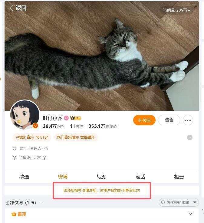 旺仔小乔被榜一大哥起诉：要求5天内返还充值打赏款80万-第2张图片
