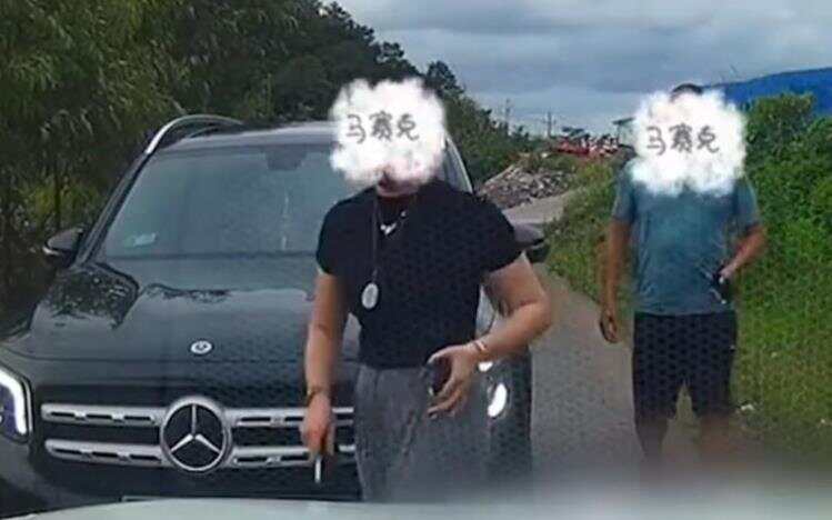 逼迫让路的奔驰“亮证姐”是否公职人员？警方不应“视情况公布”-第3张图片
