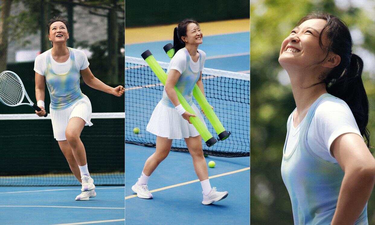 贾玲现身上海分享健身日常，网友：她的股四头肌好结实-第1张图片