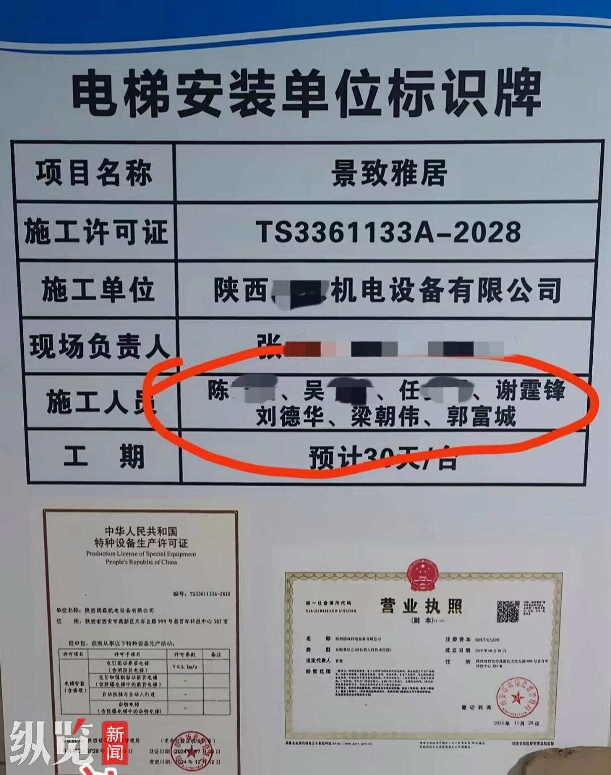电梯施工人员惊现“谢霆锋刘德华”，“梁朝伟郭富城”也在-第1张图片