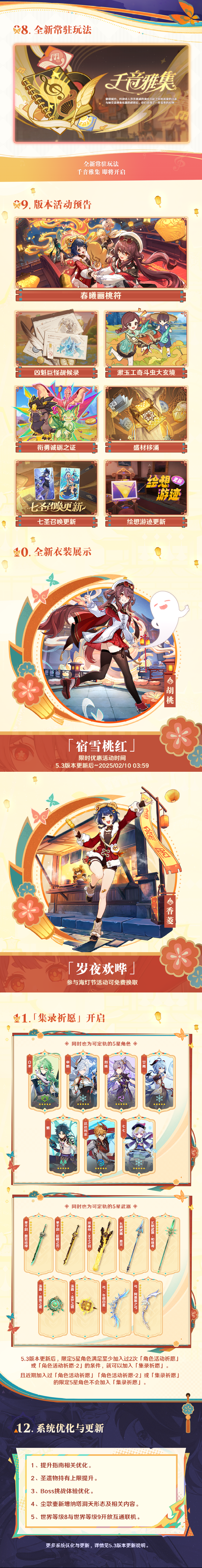 5.3版本「炽烈的还魂诗」前瞻特别节目回顾长图-第3张图片 5.3版本「炽烈的还魂诗」前瞻特别节目回顾长图-第3张图片