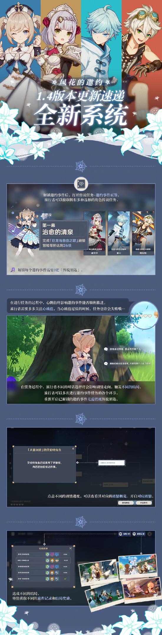 原神1.4版本更新速递：全新邀约系统介绍-第1张图片