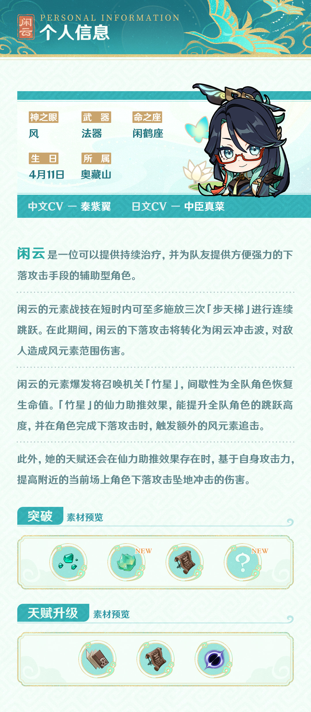 「如今人间风调雨顺，也就无须本仙呼风唤雨了。」――「鸾音鹤信」・闲云-第3张图片