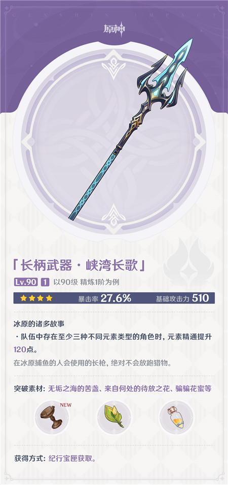 4.0版本「仿若无因飘落的轻雨」全新武器说明-第7张图片 4.0版本「仿若无因飘落的轻雨」全新武器说明-第7张图片