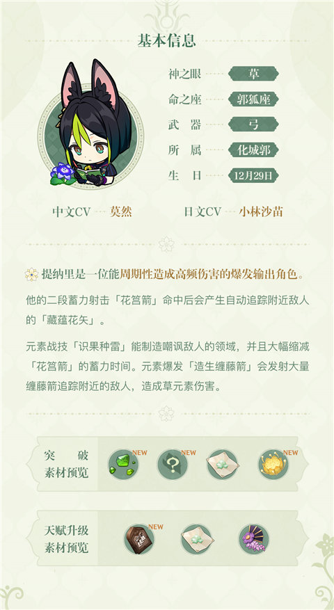 「提纳里」角色介绍-第3张图片
