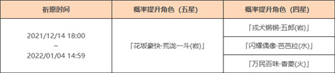 「鬼门斗宴」祈愿：「花坂豪快・荒泷一斗(岩)」概率UP！-第2张图片
