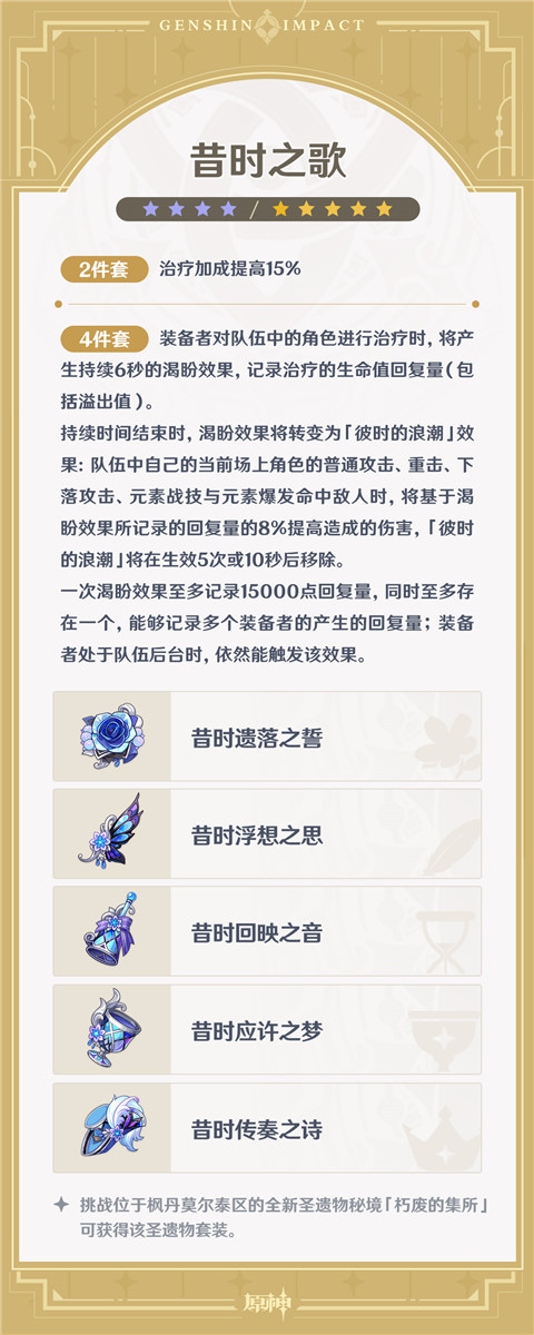4.3版本「蔷薇与铳枪」全新圣遗物说明-第3张图片 4.3版本「蔷薇与铳枪」全新圣遗物说明-第3张图片