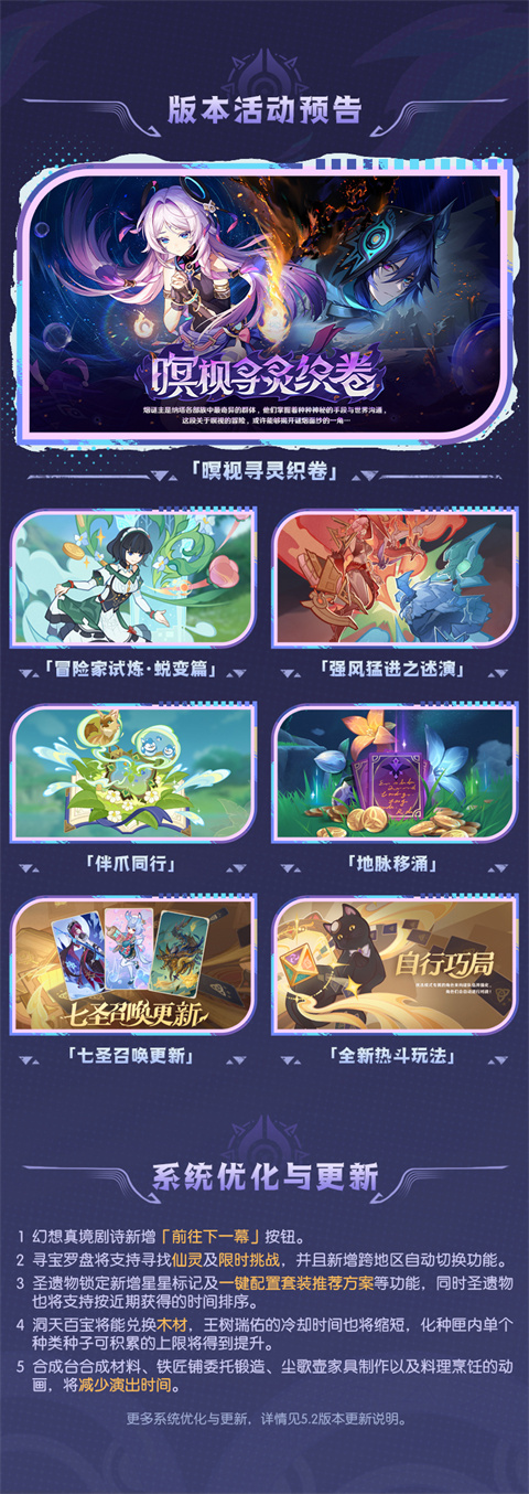 5.2版本「灵与火的织卷」前瞻特别节目回顾长图-第4张图片