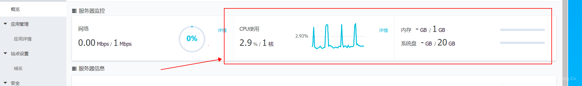 轻量应用服务器控制台无法查看监控数据-第1张图片