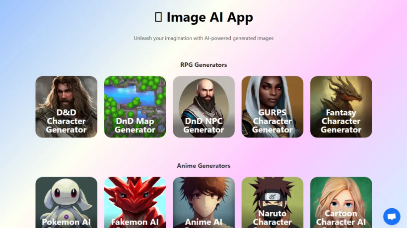 Image AI App：一款多功能AI图像生成工具，专注游戏动漫奇幻科幻，定制化美术创作