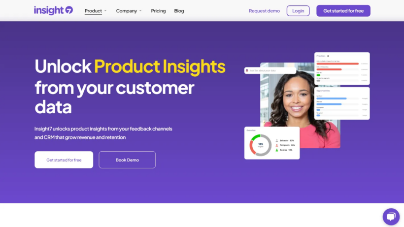 Insight7：面向B2B企业的AI客户洞察平台，自动分析反馈助力产品与营收增长